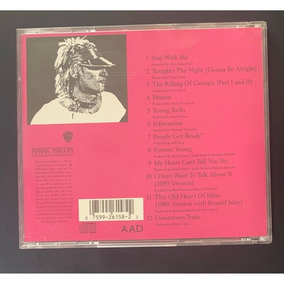 Downtown Train by Stewart, Rod [1990] Audio CD - Picture 2 of 4